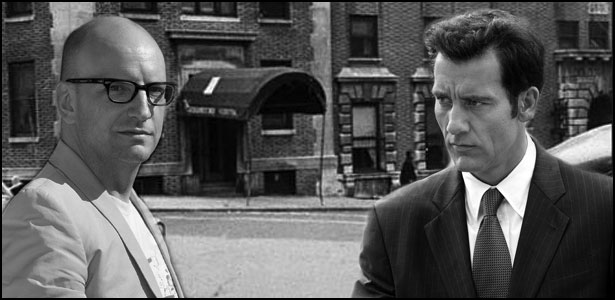 Ο Steven Soderbergh & ο Clive Owen στο "The Knick"